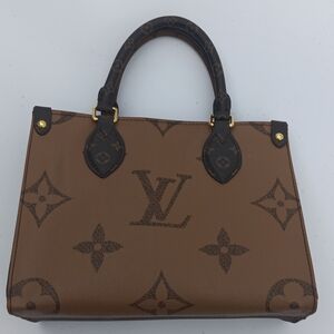 Louis Vuitton On The Go Tote Reverse Monogram Petite
